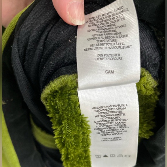 Green Mountain Hardwear Velour Fuzzy Outdoor Hiking Jacket small Chartreuse - Picture 11 of 14